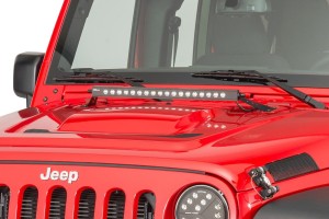 JEEP WRANGLER JK 2007-2018 MOCOWANIE ŚWIATEŁ DODATKOWYCH DO PRZEDNIEJ MASKI