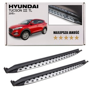 HYUNDAI TUCSON III TL 2015+ STOPNIE BOCZNE PROGI SAMOCHODOWE OEM