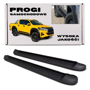 TOYOTA HILUX VIII AN120 2015+ STOPNIE BOCZNE PROGI SAMOCHODOWE