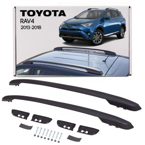 TOYOTA RAV4 IV XA40 2013-2018 RELINGI DACHOWE CZARNE WZÓR OE 6340142080B1