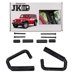 JEEP WRANGLER JK 2007-2018 UCHWYTY OFF ROAD CZARNE KOMPLET