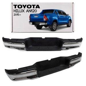 TOYOTA HILUX VIII AN120 2015+ TYLNY ZDERZAK STAL CHROM 520230K060