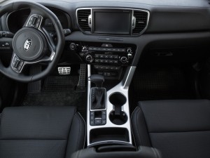 KIA SPORTAGE IV QL 2016-2021 SATYNOWA RAMKA KONSOLI ŚRODKOWEJ