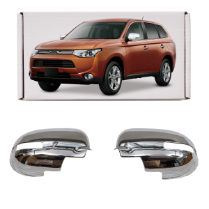 MITSUBISHI OUTLANDER III 2012-2021 CHROMOWANE NAKŁADKI NA LUSTERKA