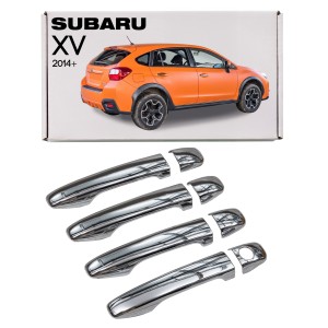 SUBARU XV 2014+  CHROMOWANE NAKŁADKI NA KLAMKI