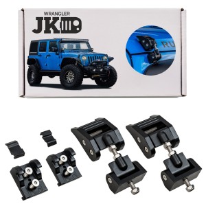 JEEP WRANGLER JK ALUMINIOWE BOCZNE ZAMKNIĘCIE MASKI