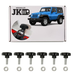 JEEP WRANGLER JK 2007-2018 2 DRZWI ZESTAW ŚRUB SZYBKIEGO MONTAŻU DACHU TWARDEGO