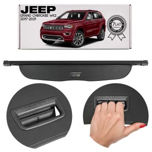 JEEP GRAND CHEROKEE IV WK2 2017-2021 PO DRUGIM FACELIFTINGU ROLETA BAGAŻNIKA CZARNA 6FW02DX9AC