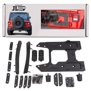 JEEP WRANGLER JL 2018+ WZMOCNIONE MOCOWANIE KOŁA ZAPASOWEGO + ZESTAW DYSTANSUJĄCY