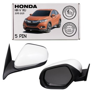 HONDA HR-V II RU 2015-2021 LUSTERKO ELEKTRYCZNE PODGRZEWANE LEWE 5PIN 76258T7W309