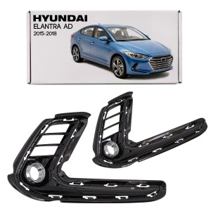 HYUNDAI ELANTRA VI AD 2015-2018 PRZED FACELIFTINGIEM KRATKA ZDERZAKA ZAŚLEPKA LAMPY PRZEDNIA PRAWA 86564F2300