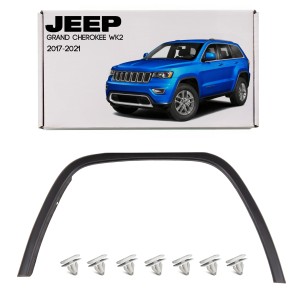 JEEP GRAND CHEROKEE IV WK2 2017-2021 DRUGI FACELIFTING LISTWA PRZEDNIEGO BŁOTNIKA GŁADKA LEWA 5XT69RXFAC