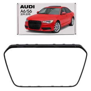 AUDI A6 / S6 C7 4G 2011-2015 PRZED FACELIFTINGIEM RAMKA GRILLA CZARNA 4G0853651A