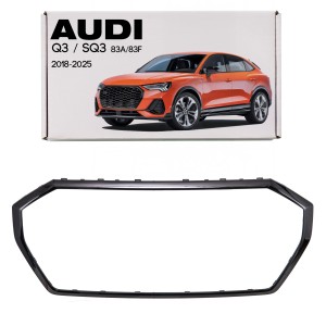 AUDI Q3 83A / SQ3 83F 2018-2025 CZARNA RAMKA GRILLA 83A853651B