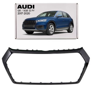 AUDI Q5 / SQ5 II FY 2017-2020 PRZED FACELIFTINGIEM CZARNA RAMKA GRILLA 80A853651C