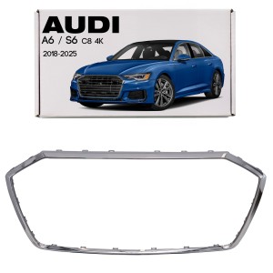 AUDI A6 / S6 C8 4K 2018-2025 RAMKA GRILLA CHROMOWANA 4K0853651F
