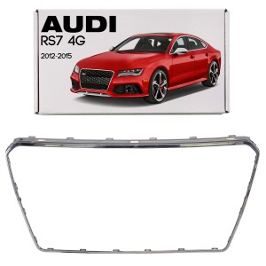 AUDI RS7 4G 2012-2015 PRZED FACELIFTINGIEM RAMKA GRILLA CHROMOWANA 4G8853653E