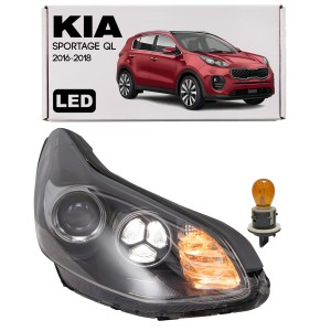 KIA SPORTAGE IV QL 2016-2018 PRZED FACELIFTINGIEM LAMPA PRZEDNIA PRAWA LED 92102F1010
