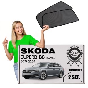 SKODA SUPERB II B6 2013-2015 KOMBI PO FACELIFTINGU ZASŁONKI PRZECIWSŁONECZNE