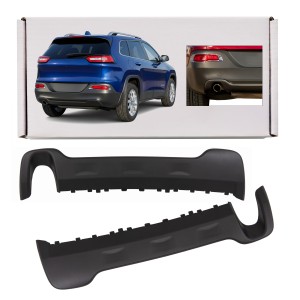 JEEP CHEROKEE V KL 2014-2018 PRZED FACELIFTINGIEM SPOILER TYLNEGO ZDERZAKA CZARNY 1 WYDECH 68210025AA