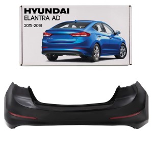 HYUNDAI ELANTRA VI AD 2015-2018 PRZED FACELIFTINGIEM ZDERZAK TYLNY Z ODBLASKAMI 86611F2000