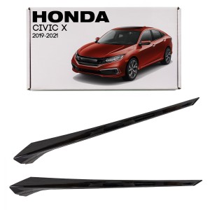 HONDA CIVIC X 2019-2021 PO FACELIFTINGU LISTWA GRILLA LEWA CZARNA 71129TEGA51
