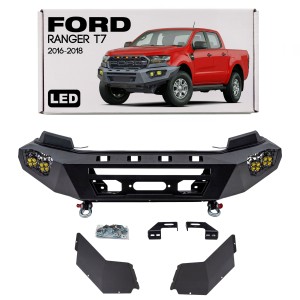FORD RANGER T7 2016-2018 ZDERZAK PRZEDNI Z LED