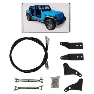 JEEP WRANGLER JL/JLU ZESTAW LINEK ZABEZPIECZAJĄCYCH SZYBĘ / MASKĘ