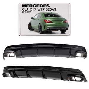 MERCEDES CLA C117 W117 2017-2019 AMG SEDAN PO FACELIFTINGU  DYFUZOR TYLNY