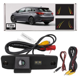 HYUNDAI i40 2011-2019 KAMERA COFANIA FULL HD DYNAMICZNE LINIE ZINTEGROWANA Z LAMPĄ