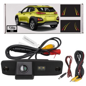 HYUNDAI KONA 2017-2022 KAMERA COFANIA FULL HD DYNAMICZNE LINIE ZINTEGROWANA Z LAMPĄ