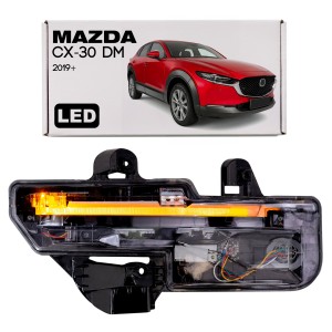 MAZDA CX-30 DM 2019+ ŚWIATŁO DO JAZDY DZIENNEJ DRL LED Z KIERUNKOWSKAZEM PRZEDNIE PRAWE DFR551060