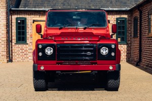 LAND ROVER DEFENDER 90/110 LAMPY PRZEDNIE LEDOWE 7'' HALO EYES