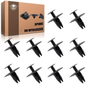 PEUGEOT SPINKI DO WYGŁUSZENIA MASKI/POKRYWY SILNIKA KOMPLET 10 SZTUK 699783