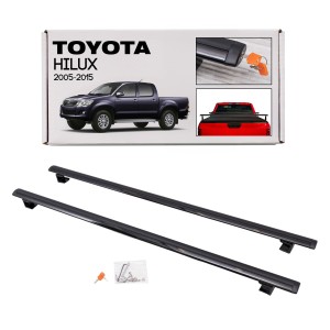 TOYOTA HILUX 2005-2015 BELKI POPRZECZNE NA ROLETĘ BAGAŻNIK NA SKRZYNIĘ ŁADUNKOWĄ 165 CM