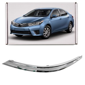TOYOTA COROLLA XI E16 2013-2016 PRZED FACELIFTINGIEM CHROMOWANA LISTWA PRZEDNIEJ LAMPY LEWA 5318202010