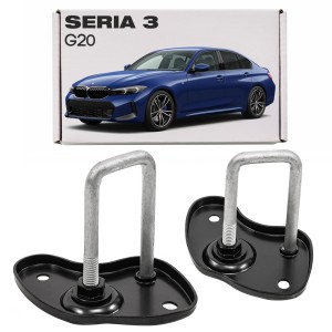 BMW SERIA 3 G20 2018+ GÓRNY RYGIEL ZAMEK MASKI 51237473707