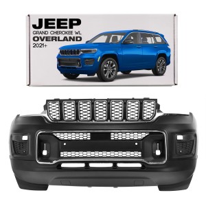 JEEP GRAND CHEROKEE V WL 2021+ OVERLAND KOMPLETNY ZDERZAK PRZEDNI Z 4xPDC 68238440AA