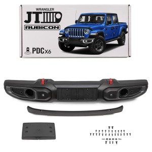 JEEP GLADIATOR JT 2018+ ZDERZAK PRZEDNI PLASTIKOWY RUBICON 6xPDC 6BU44RXFAB