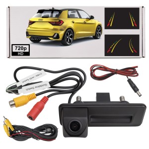 AUDI A1 GB 2018+ KAMERA COFANIA FULL HD DYNAMICZNE LINIE ZINTEGROWANA Z KLAMKĄ KLAPY TYLNEJ