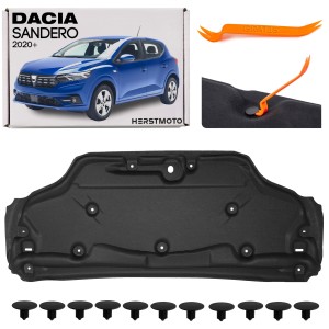 DACIA SANDERO III 2020+ WYGŁUSZENIE MASKI ZE SPINKAMI 658403578R