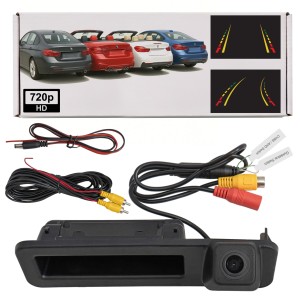 BMW SERIA 4 F32 F33 F36 M4 F82 M4 F83 KAMERA COFANIA FULL HD DYNAMICZNE LINIE ZINTEGROWANA Z KLAMKĄ KLAPY TYLNEJ