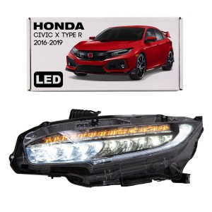 HONDA CIVIC X 2016-2019 TYPE R PRZED FACELIFTINGIEM LAMPA PRZEDNIA LED LEWA 33150TEDP11