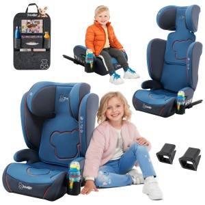 NICOLO FOTELIK SAMOCHODOWY PODSTAWKA 2w1 I SIZE 100-150 CM R129 ISOFIX