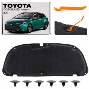 TOYOTA COROLLA XII E21 2019+ KOMBI/TS WYGŁUSZENIE MASKI Z KOMPLETEM SPINEK 5334112380