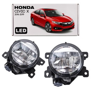 HONDA CIVIC X 2016-2019 PRZED FACELIFTINGIEM LAMPA PRZECIWMGIELNA LED PRZEDNIA PRAWA 33900TEYY01