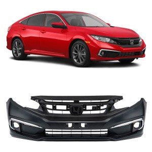 HONDA CIVIC X 2019-2021 PO FACELIFTINGU KOMPLETNY ZDERZAK PRZEDNI Z GRILLEM 04711TBAA50ZZ