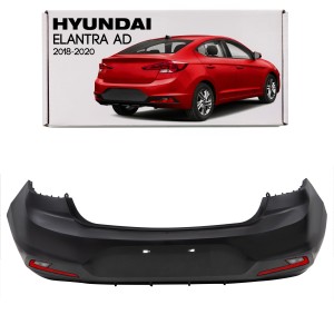 HYUNDAI ELANTRA VI AD 2018-2020 PO FACELIFTINGU KOMPLETNY ZDERZAK TYLNY 86611F2AA0