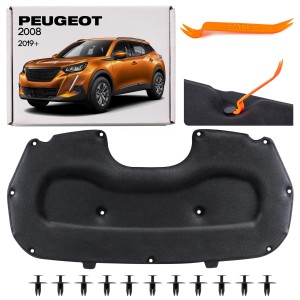 PEUGEOT 2008 II 2019+ WYGŁUSZENIE MASKI Z KOMPLETEM SPINEK 9825959880