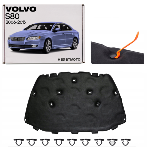VOLVO S80 II 2006-2016 WYGŁUSZENIE MASKI Z KOMPLETEM SPINEK 31298731